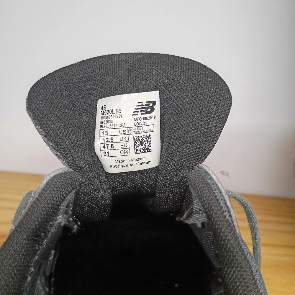 New Balance 520 Comfortride Running Shoes Sneakers Gray Men's Sz 13 4E EEEE Wide
